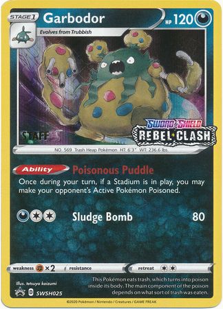 Garbodor (Staff Prerelease Promo) (SWSH025) [Sword & Shield: Black Star Promos] - Destination Retro