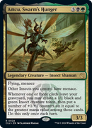 Amzu, Swarm's Hunger [Ravnica: Clue Edition] - Destination Retro