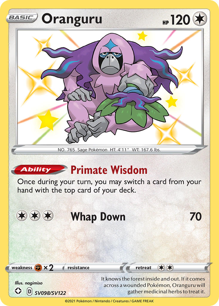 Oranguru (SV098/SV122) [Sword & Shield: Shining Fates] - Destination Retro