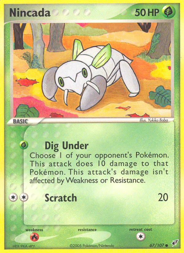 Nincada (67/107) [EX: Deoxys] - Destination Retro