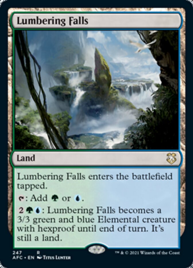 Lumbering Falls [Dungeons & Dragons: Adventures in the Forgotten Realms Commander] - Destination Retro