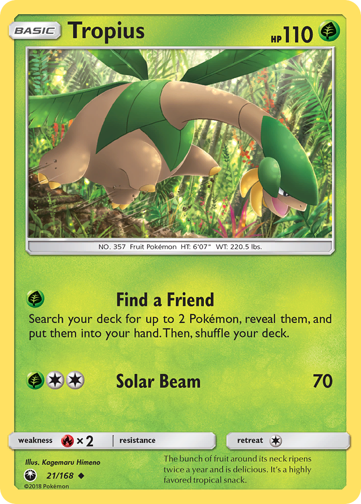 Tropius (21/168) [Sun & Moon: Celestial Storm] - Destination Retro