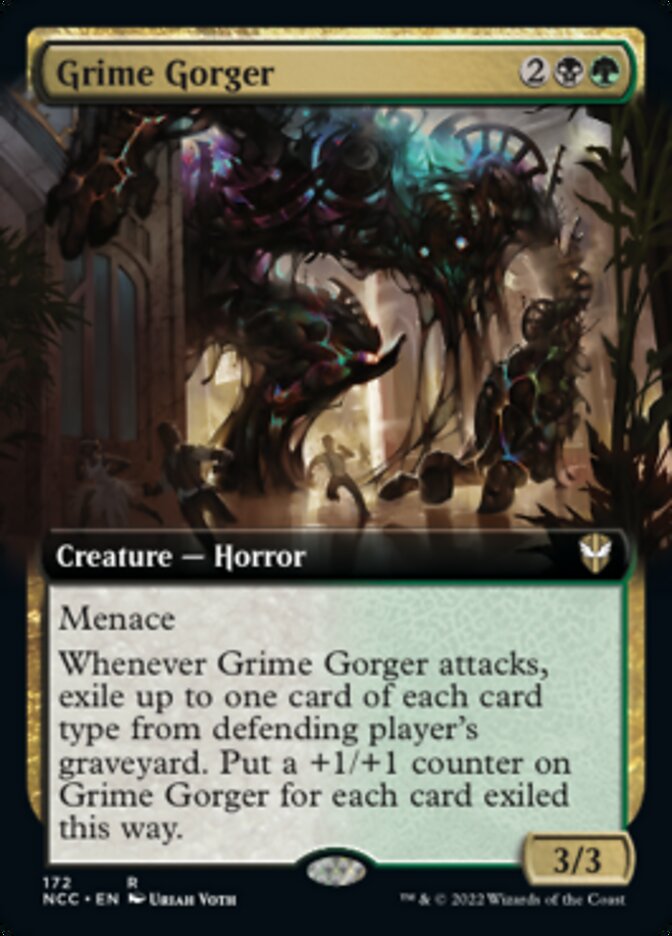 Grime Gorger (Extended Art) [Streets of New Capenna Commander] - Destination Retro