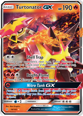 Turtonator GX (18/145) [Sun & Moon: Guardians Rising] - Destination Retro