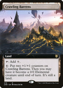 Crawling Barrens (Extended Art) [Zendikar Rising] - Destination Retro
