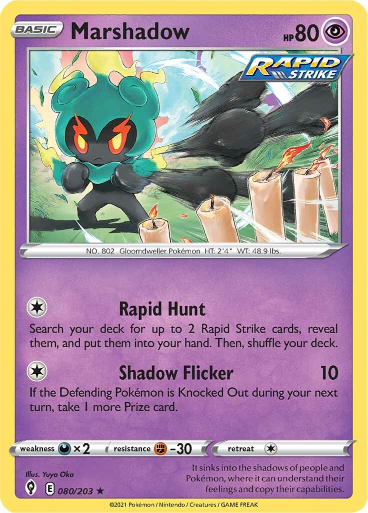 Marshadow (080/203) [Sword & Shield: Evolving Skies] - Destination Retro