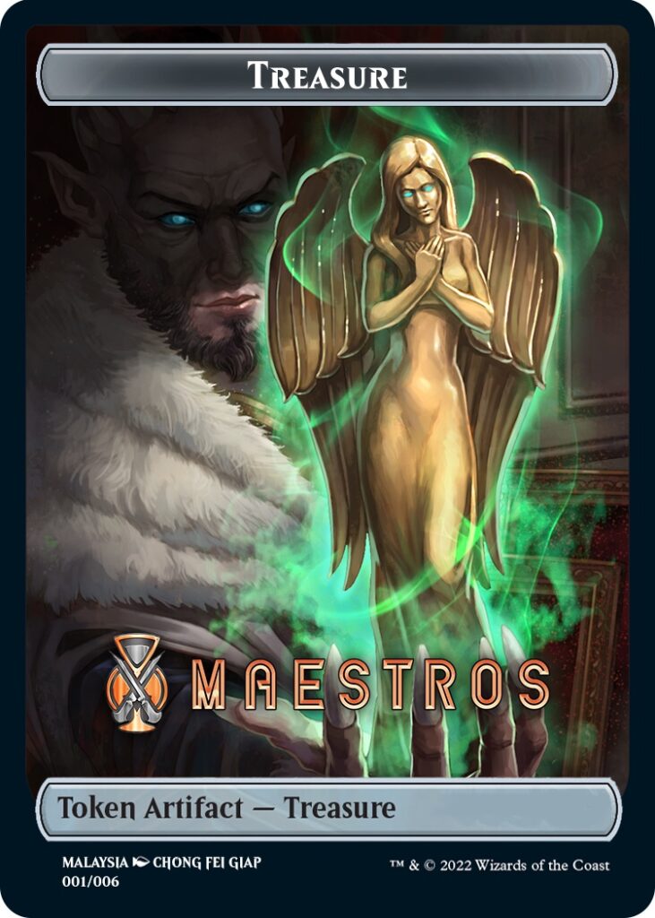 Treasure Token (Maestros) (Southeast Asia Artists) [Streets of New Capenna Tokens] - Destination Retro