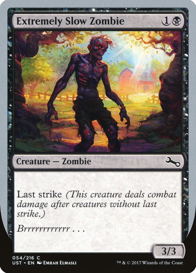 Extremely Slow Zombie ("Brrrrrrrrrrrr...") [Unstable] - Destination Retro