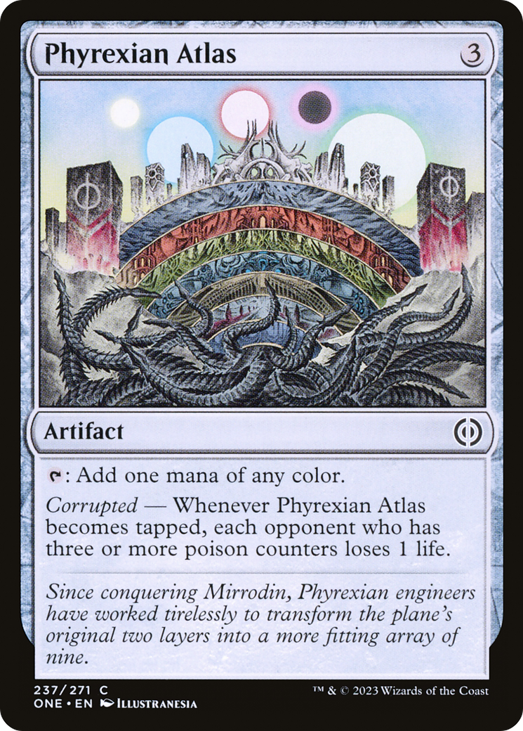 Phyrexian Atlas [Phyrexia: All Will Be One] - Destination Retro