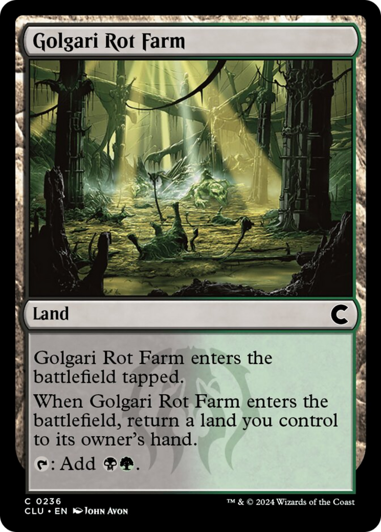 Golgari Rot Farm [Ravnica: Clue Edition] - Destination Retro