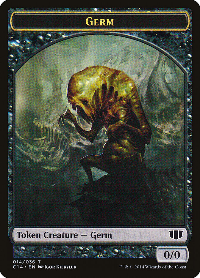 Stoneforged Blade // Germ Double-sided Token [Commander 2014 Tokens] - Destination Retro