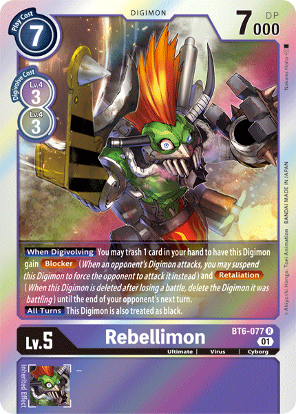 Rebellimon [BT6-077] [Double Diamond] - Destination Retro