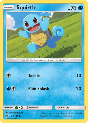 Squirtle (23/181) [Sun & Moon: Team Up] - Destination Retro