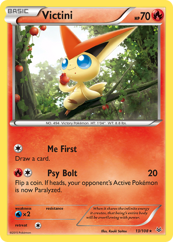 Victini (13/108) [XY: Roaring Skies] - Destination Retro