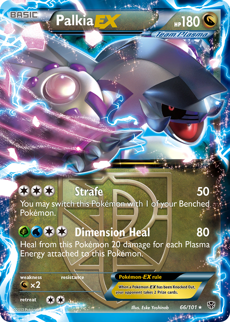 Palkia EX (66/101) [Black & White: Plasma Blast] - Destination Retro