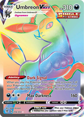 Umbreon VMAX (214/203) [Sword & Shield: Evolving Skies] - Destination Retro