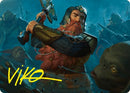 Gimli, Counter of Kills Art Card (10/81) [The Lord of the Rings: Tales of Middle-earth Art Series] - Destination Retro