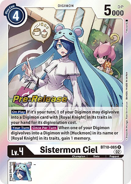 Sistermon Ciel [BT10-085] [Xros Encounter Pre-Release Cards] - Destination Retro