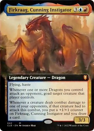 Firkraag, Cunning Instigator (Extended Art) [Commander Legends: Battle for Baldur's Gate] - Destination Retro