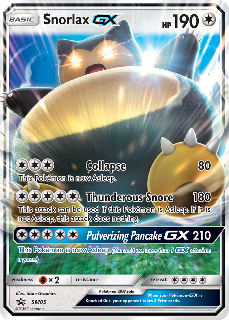 Snorlax GX (SM05) [Sun & Moon: Black Star Promos] - Destination Retro