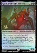 Geth, Thane of Contracts [Phyrexia: All Will Be One Prerelease Promos] - Destination Retro
