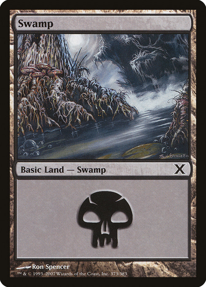 Swamp (373) [Tenth Edition] - Destination Retro