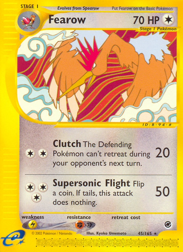 Fearow (45/165) [Expedition: Base Set] - Destination Retro