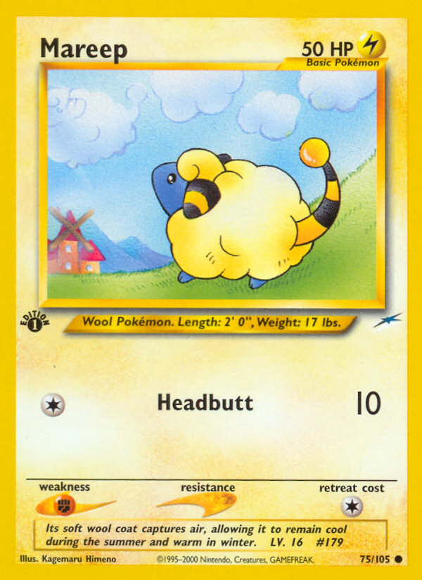 Mareep (75/105) [Neo Destiny 1st Edition] - Destination Retro