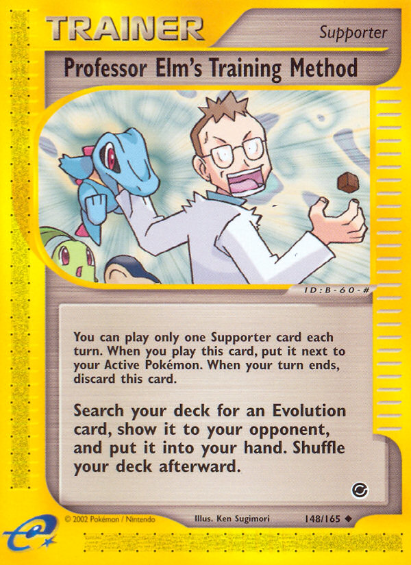 Professor Elm's Training Method (148/165) [Expedition: Base Set] - Destination Retro