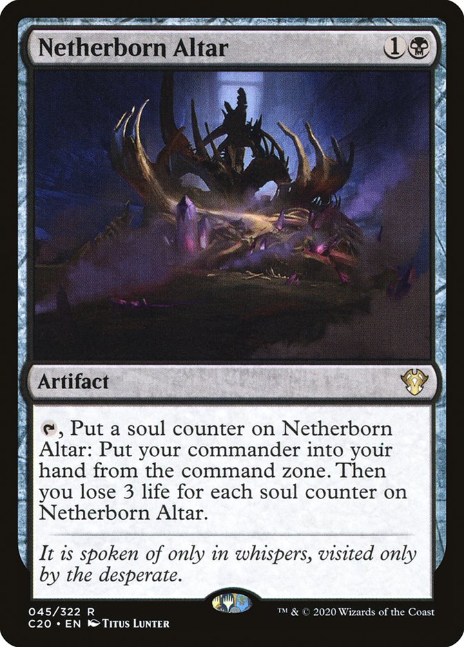 Netherborn Altar [Commander 2020] - Destination Retro