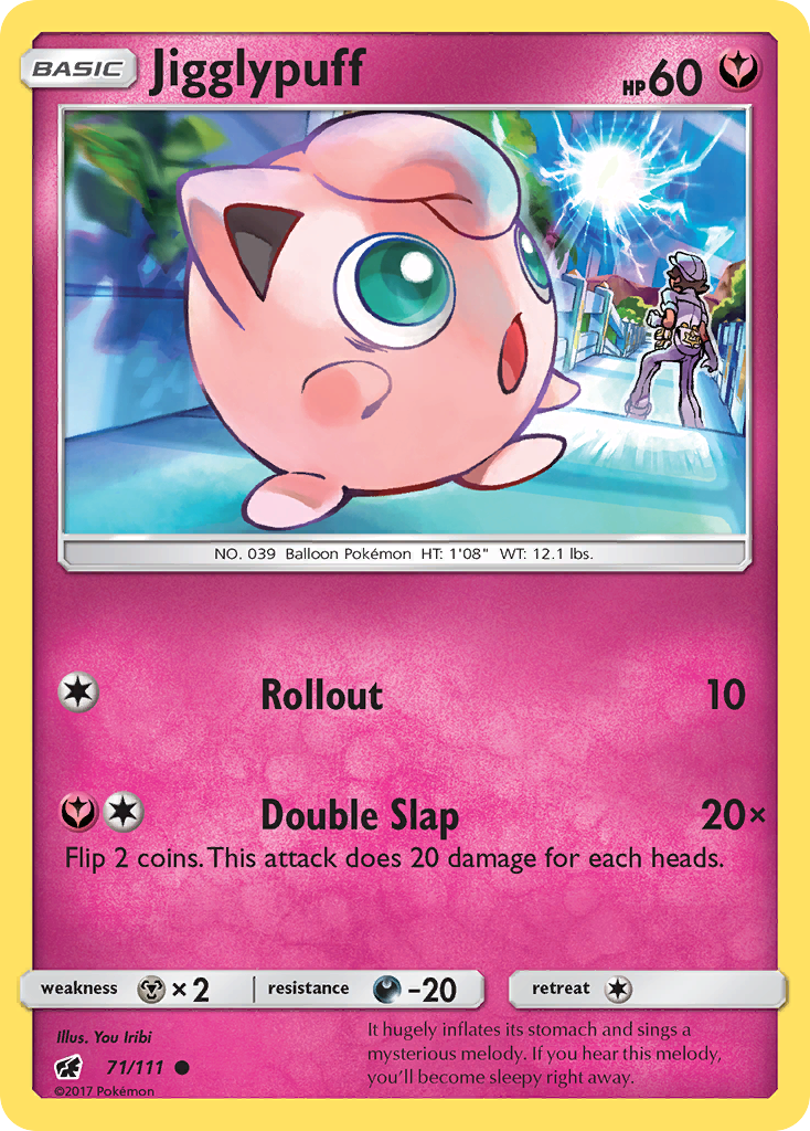 Jigglypuff (71/111) [Sun & Moon: Crimson Invasion] - Destination Retro