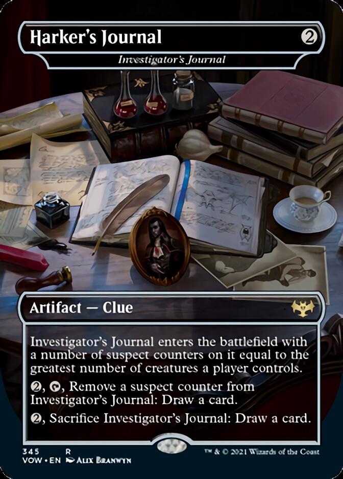 Investigator's Journal - Harker's Journal [Innistrad: Crimson Vow] - Destination Retro
