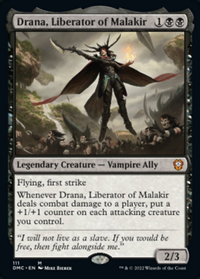 Drana, Liberator of Malakir [Dominaria United Commander] - Destination Retro