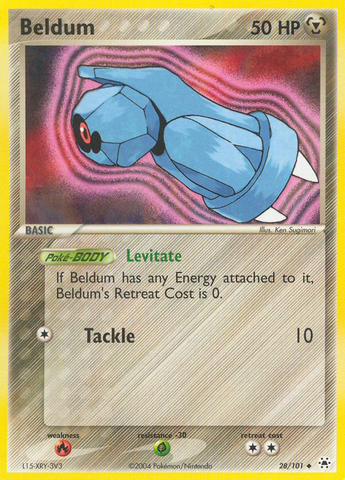 Beldum (28/101) [EX: Hidden Legends] - Destination Retro