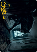 Primal Adversary Art Card (Gold-Stamped Signature) [Innistrad: Midnight Hunt Art Series] - Destination Retro