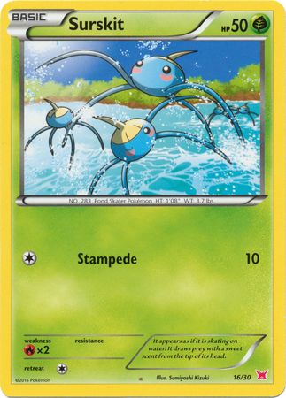 Surskit (16/30) [XY: Trainer Kit - Latias & Latios] - Destination Retro