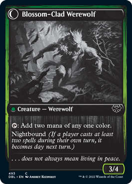 Weaver of Blossoms // Blossom-Clad Werewolf [Innistrad: Double Feature] - Destination Retro