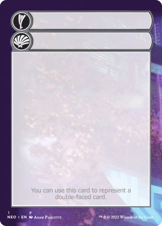 Helper Card (1/9) [Kamigawa: Neon Dynasty Tokens] - Destination Retro