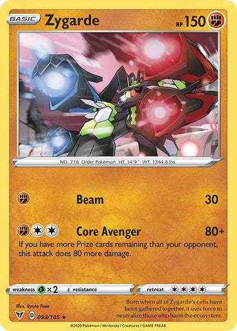 Zygarde (93) [Sword & Shield: Vivid Voltage] - Destination Retro