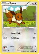 Eevee (84/108) [Black & White: Dark Explorers] - Destination Retro