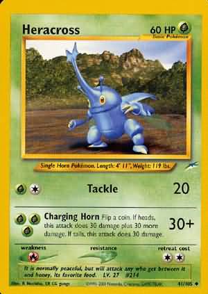 Heracross (41/105) [Neo Destiny Unlimited] - Destination Retro