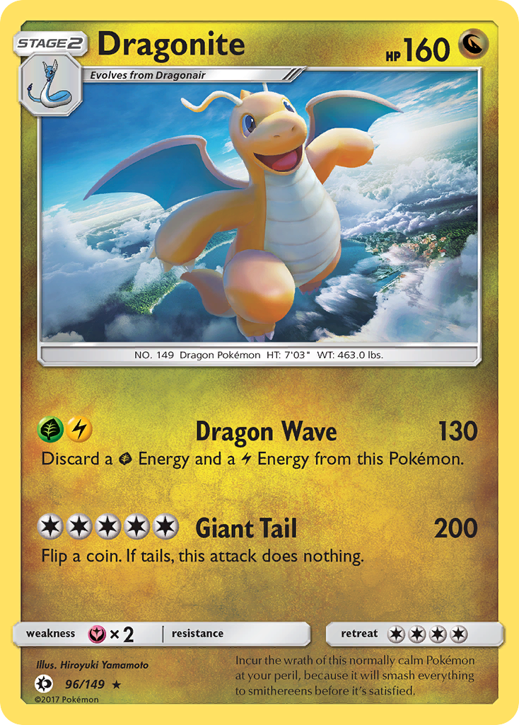 Dragonite (96/149) [Sun & Moon: Base Set] - Destination Retro