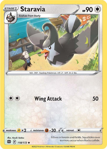 Staravia (118/172) [Sword & Shield: Brilliant Stars] - Destination Retro