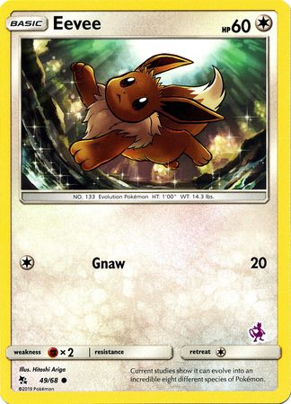 Eevee (49/68) [Battle Academy: Mewtwo Deck] - Destination Retro