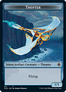 Pegasus // Thopter Double-Sided Token [Starter Commander Decks] - Destination Retro