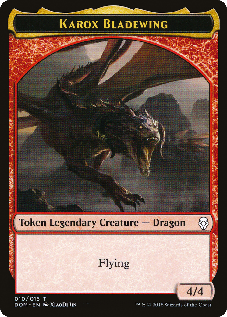 Karox Bladewing // Karox Bladewing Double-Sided Token [Starter Commander Decks] - Destination Retro