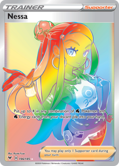 Nessa (196) [Sword & Shield: Vivid Voltage] - Destination Retro