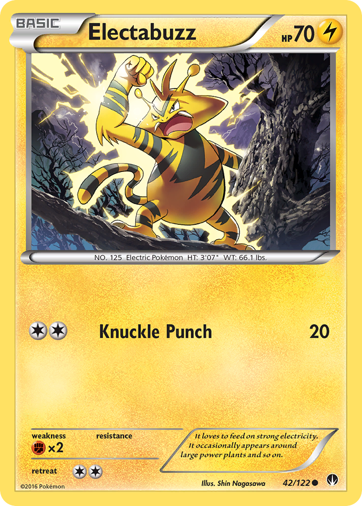 Electabuzz (42/122) [XY: BREAKpoint] - Destination Retro