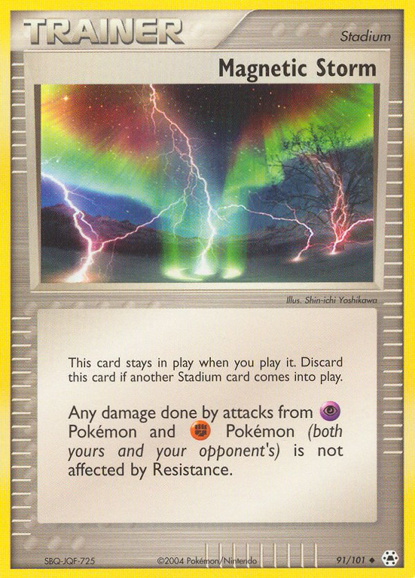 Magnetic Storm (91/101) [EX: Hidden Legends] - Destination Retro
