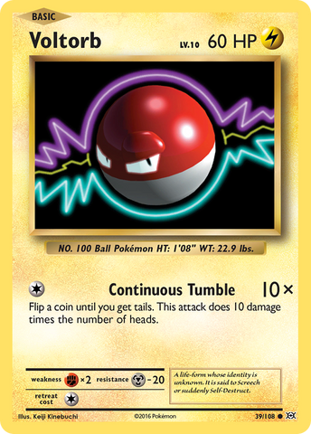 Voltorb (39/108) [XY: Evolutions] - Destination Retro